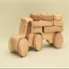 Free Shipping Natural Wooden Tractor-Constructor with Trailer, BT20 : Eco-Friendly Gift with Montessori and Waldorf Educational Influence Lotes Toys Baby Gift view 2