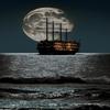 1000 Piece Adult Puzzle - Easy Click Technology Means The Pieces are Perfectly Pieced Together. Moonlit Night at Sea Serene Scenery 75x50 cm view 1