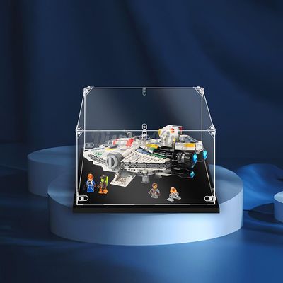Acrylic Display case Compatible with Ghost & Phantom II 75357 3mm Thickness dust-Free and Crystal Clear Display case with Screw (Model Set is not Included) (with Background)