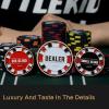 JIESITE Dealer Buttons, Texas Hold'em Casino Grade Metal Dealer Buttons, 3 Piece Deluxe 2.1/1.7 Inch Poker Accessory Set view 4