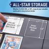 Premium TCG Card Binder For 480 Side Loading Pockets | Sports Trading Card Binder 12 Pocket Zipper, Collectible Trading, Magic, MTG, Baseball, Football Ringless Storage Organizer Album Sleeves. view 4