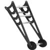 hopsupRC RC Carbon Adjustable Wheelie Bar Kit Tail Wheel Head up Wheel Upgrades Part for 1/10 Slash,Rustler,Bandit,Stampede VXL 2WD,Carbon Adjustable Wheelie Bar w/Mount Hops Up, Black view 1