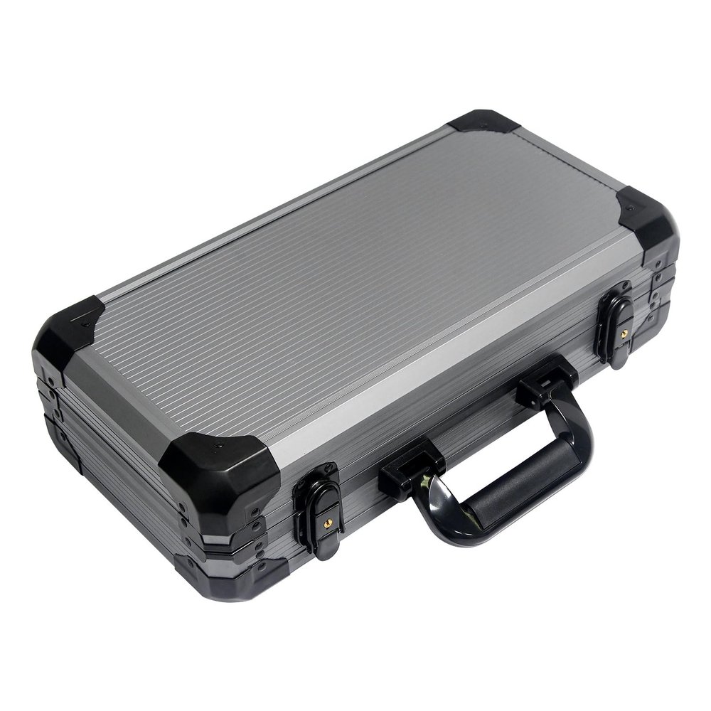 500PCS Texas Hold'em Poker Chip Case, High-End Carrying Case with Full Protection for Your Chips.