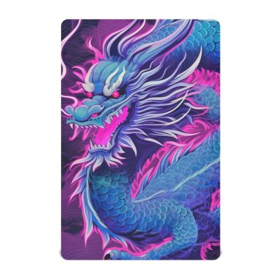 Wajiw Crib Sheet Boys & Unisex Cotton Fitted Crib Sheet for Standard Crib and Toddler Mattresses 27x39Inch,Dragon