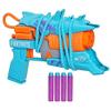 Nerf Fortnite Primal Blaster, 4-Dart Blasting, Fortnite Primal Equipment Design, 4 Nerf Elite Darts, Fortnite Nerf Blaster view 2