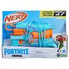 Nerf Fortnite Primal Blaster, 4-Dart Blasting, Fortnite Primal Equipment Design, 4 Nerf Elite Darts, Fortnite Nerf Blaster view 3