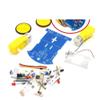 1 Set Intelligent Tracing Smart Car Chassis Kit Trace Intelligent Track Line Car Fun Electronic Production DIY Kit Practice view 1