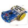1 Set Intelligent Tracing Smart Car Chassis Kit Trace Intelligent Track Line Car Fun Electronic Production DIY Kit Practice view 2