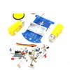 1 Set Intelligent Tracing Smart Car Chassis Kit Trace Intelligent Track Line Car Fun Electronic Production DIY Kit Practice view 3
