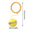 Atlodas Glowing Bouncing Ball, Ankle Skip Ball, Sports Swing Ball, Flashing Jump Ring Glowing Jumping Ball, Ankle Skipping Toy with Bouncy Ball, Sports Toy Fitness Toy for Kids Adults (Charge, Pink) view 2