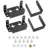 DiGiYes 2 Sets Pan Tilt Servo Mount Bracket Aluminum Alloy for MG995 MG996R S3003 / U-Shaped L-Shaped Steering Gear Robot Car Boat view 1