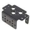 DiGiYes 2 Sets Pan Tilt Servo Mount Bracket Aluminum Alloy for MG995 MG996R S3003 / U-Shaped L-Shaped Steering Gear Robot Car Boat view 3