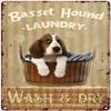 1000 Piece Jigsaw Puzzle for Adults and Families - Basset Hound Laundry Wash and Dry Wooden Jigsaw Puzzle - Family Fun & Leisure Beginner Jigsaw Puzzle Toys for Adults Stress Relief view 1