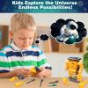 Dioju 6-in-1 Solar Robot Toys for Ages 8 9 10 11 12 Year Old Boys Girls, STEM Science Kits for Kids Age 8-12, Building Experiments Robotics Kit STEM Projects for Kid Christmas Birthday Gifts (Yellow) view 3