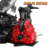 RCHuiWow RC Gearbox Case Upgrades Part for 1/8 Kraton,Senton,Outcast,Typhon,1/7 Arrm a Mojave,Limitless,Alloy Aluminum Diff Housing Gearbox Case w/ 43T Main Gear,Red view 4