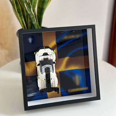 iLuane Display Wallboard 76900 Racing Sports Car Toy, Adult Collectibles Wall Mount, Home or Office Dcor (No Car Included)