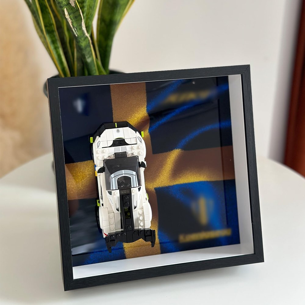 iLuane Display Wallboard 76900 Racing Sports Car Toy, Adult Collectibles Wall Mount, Home or Office Dcor (No Car Included)