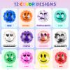 24Pack Fidget Stress Balls for Adults, Bulk Squishy Balls, Stress Relief Ball, Party Favors, Birthday Gift, Goodie Bag Stuffers view 4