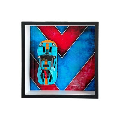 iLuane Display Wallboard for 76905, Adult Collectibles Wall Mount, Home or Office Dcor (No Car Included)