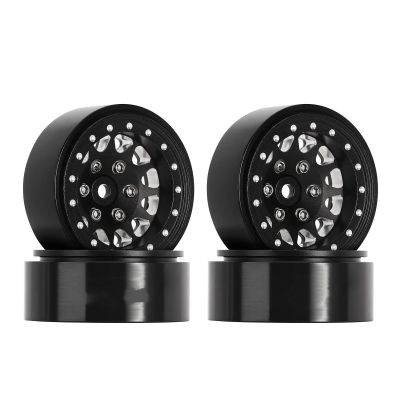 AMLIK RC Car Accessories 1.3 Aluminium Beadlock Wheel Rims for 1/24 1/18 RC Crawler Car (W1301)