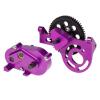 AMLIK RC Car Accessories Machined Aluminum 30% OD Transfer Case Transmission with Delrin Spur Gear for 1/10 RC Crawler Cheater Rigs Comp Builds DIY (Color : 2) view 2