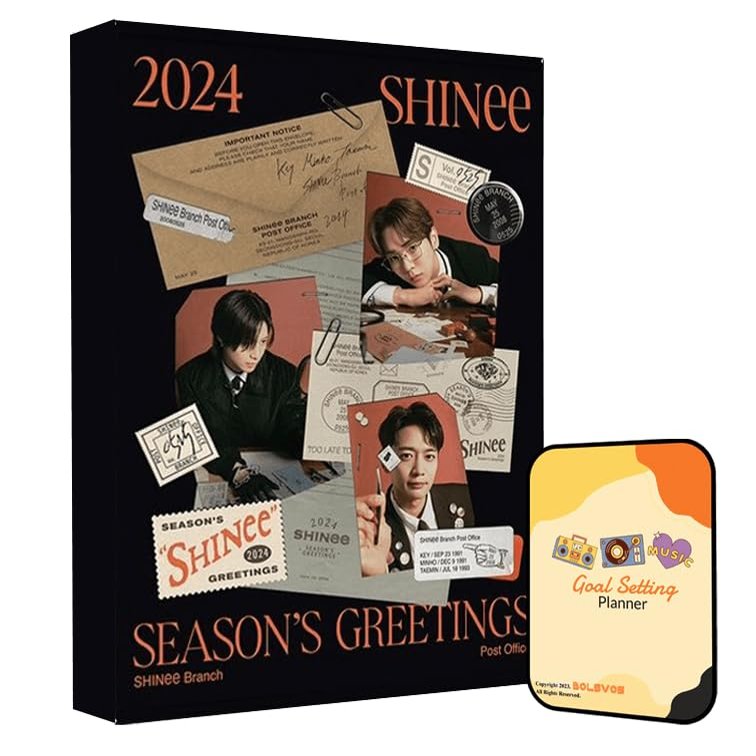 2024 Season's Greetings SHINee Album [Season's Greetings]+Pre Order Benefits+BolsVos K-POP Inspired Freebies