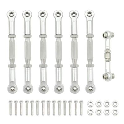 AMLIK RC Car Accessories Compatible with Traxxas for Slash 4X4 VXL 2WD Rustler Stampede Hoss 1/10 Metal Turnbuckles Camber Link Rod Linkage Set RC Car Upgrades Parts (Color : 5)
