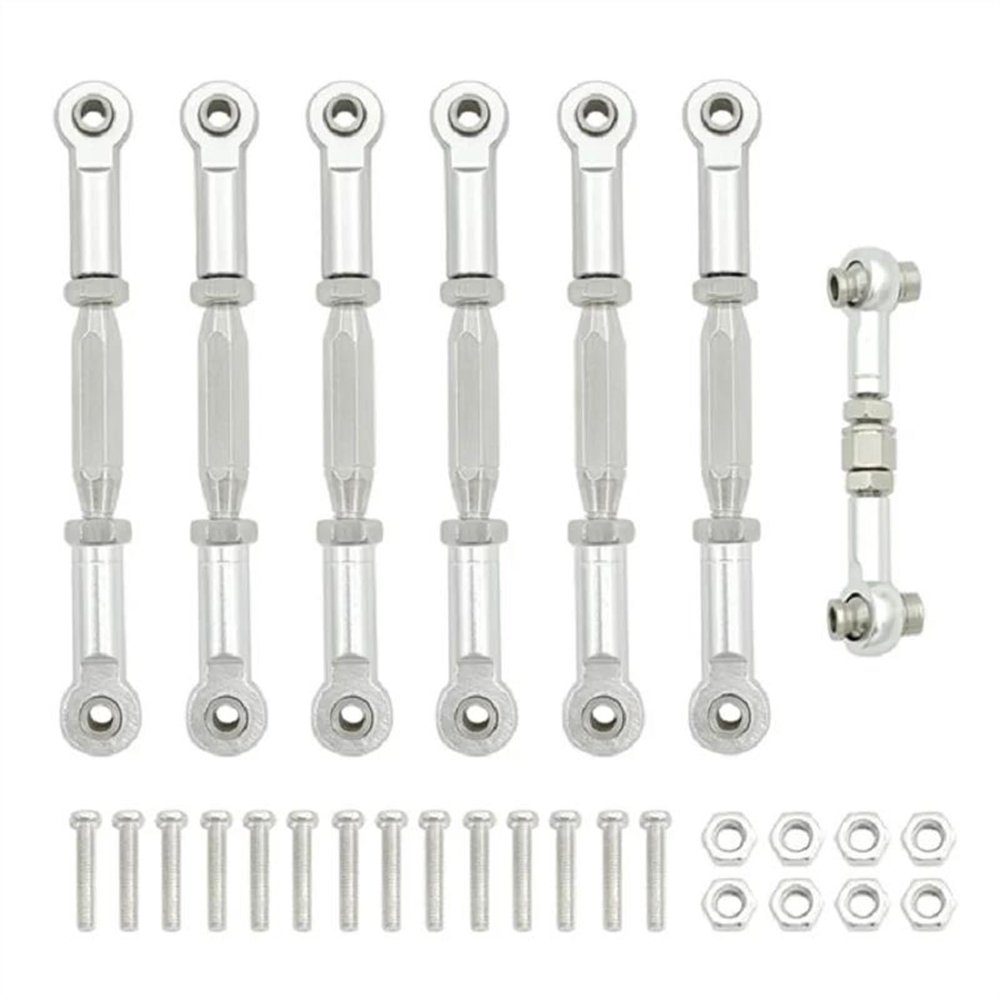 AMLIK RC Car Accessories Compatible with Traxxas for Slash 4X4 VXL 2WD Rustler Stampede Hoss 1/10 Metal Turnbuckles Camber Link Rod Linkage Set RC Car Upgrades Parts (Color : 5)