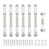 AMLIK RC Car Accessories Compatible with Traxxas for Slash 4X4 VXL 2WD Rustler Stampede Hoss 1/10 Metal Turnbuckles Camber Link Rod Linkage Set RC Car Upgrades Parts (Color : 5) view 2