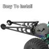 RCMYou Carbon Fiber Tail Wheel Head up Wheel Upgrade Parts for 1/10 Bandit 2WD(VXL)/Rustler 2WD(VXL)/Slash 2WD(VXL),Carbon Fiber Adjustable Wheelie Bar Hop Ups view 3