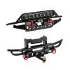 AMLIK RC Car Accessories Compatible with TRX4M for Bronco CNC Aluminum Front Rear Bumper for 1/18 RC Crawler Upgrade (4M-43) (Color : Front and Rear) view 1