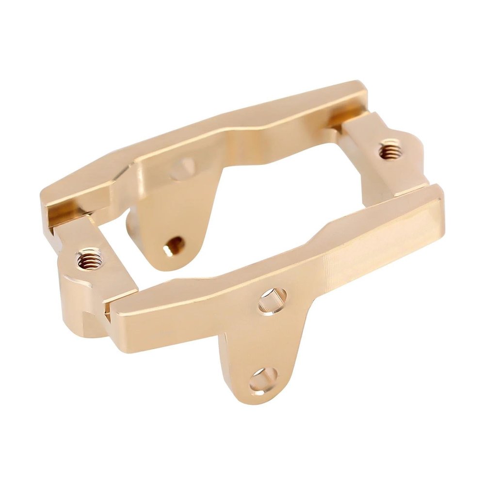 AMLIK RC Car Accessories Compatible with TRX4M 11g Brass Servo Mount for 1/18 RC Crawler Car Upgrade Parts (4M-19) (Color : 1)