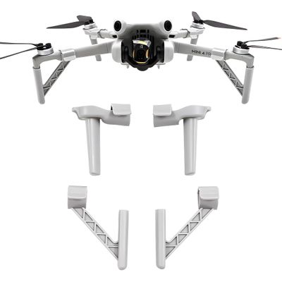 Craznick Landing Gear for DJI Mini 4 Pro Drone Accessories Set Extended Landing Legs Heightening Bracket Support Protector