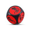AMBREGRISSUN Christmas Stocking Stuffers for Women Men, Adults, Humor Dice Game, Black Plastic Hexahedron view 1