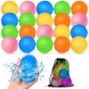 20Pcs Reusable Water Balloons, Summer Water Toys, Magnetic Water Ball for Outdoor Games, Pool Toy, Beach Toys for Kids view 1