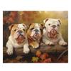1000 Pieces Jigsaw Puzzle for Adults - English Bulldogs in Autumn Park - Wooden Puzzle,Animal Puzzles for Youth Children Home Decor Entertainment Fun Game Best Gift view 1