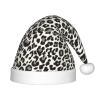 EniLsa Black Leopard Print Print,Christmas Santa Hats For Children 14.2x11 Inch Christmas Santa Hats Party Supplies view 1