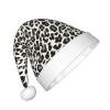 EniLsa Black Leopard Print Print,Christmas Santa Hats For Children 14.2x11 Inch Christmas Santa Hats Party Supplies view 2