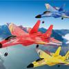 Hanlaien Gravity Glider Plane - Foam Glider Gravity Falls SU-27 Speed Plane (Blue) view 2
