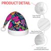 EniLsa Flowers Print,Christmas Santa Hats For Children 14.2x11 Inch Christmas Santa Hats Party Supplies view 4