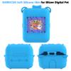 RAWECUD Silicone Case for Bitzee Original Interactive Toy Digital Pet with 15 Animals, Protective Skin Cover for Bitzee Original Virtual Electronic Digital Pet Accessories (Blue Case) view 3