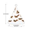 EniLsa Cute Squirrel Print,Christmas Santa Hats For Children 14.2x11 Inch Christmas Santa Hats Party Supplies view 3