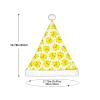 EniLsa Yellow Chicken Print,Christmas Santa Hats For Children 14.2x11 Inch Christmas Santa Hats Party Supplies view 3