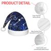 EniLsa Glow In The Dark Print,Christmas Santa Hats For Children 14.2x11 Inch Christmas Santa Hats Party Supplies view 4
