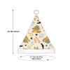 EniLsa Halloween Pumpkin And Owl Print,Christmas Santa Hats For Children 14.2x11 Inch Christmas Santa Hats Party Supplies view 3