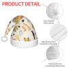 EniLsa Halloween Pumpkin And Owl Print,Christmas Santa Hats For Children 14.2x11 Inch Christmas Santa Hats Party Supplies view 4