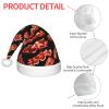 EniLsa Bacon Pattern Print,Christmas Santa Hats For Children 14.2x11 Inch Christmas Santa Hats Party Supplies view 4