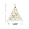 EniLsa Absctract Geometric Pattern Space Print,Christmas Santa Hats For Children 14.2x11 Inch Christmas Santa Hats Party Supplies view 3