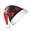 Christmas Gnomes Print Christmas Hat, Santa Hat For Kids,Xmas Hat,Unisex Velvet Classic Toddler Santa Claus Hat view 2