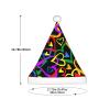 EniLsa Gay Pride Rainbow Print,Christmas Santa Hats For Children 14.2x11 Inch Christmas Santa Hats Party Supplies view 3